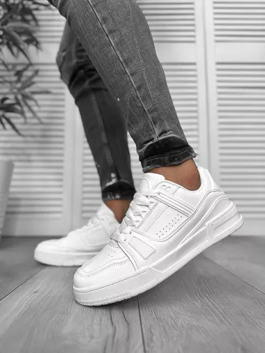 Adidasi barbati casual albi 071 N8-4